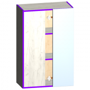 Кухонные шкафы навесные-ШНПУ-1Д-Прямой угловой 1ДL (920)